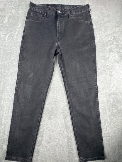 Levi's Black Denim Jeans with Classic Fit W34 L32