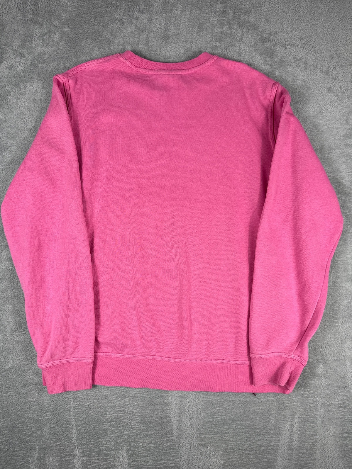 Nike Pink Crewneck Sweatshirt with White Swoosh Logo - XL