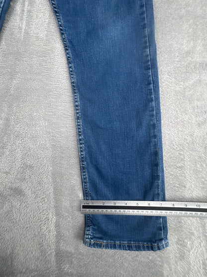 Levi's 513 Slim Straight Blue Denim Jeans W34 L30
