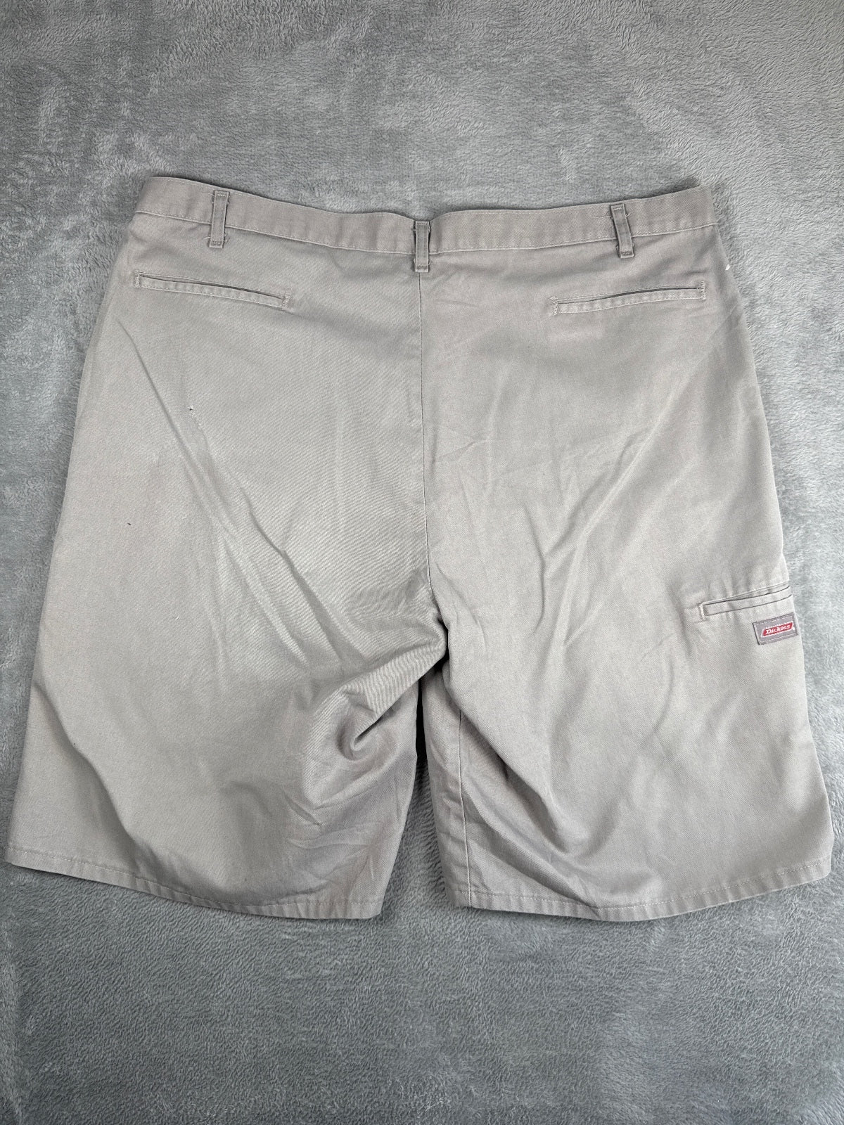 Retro Everyday Dickies Beige Grey Work Shorts Size 44