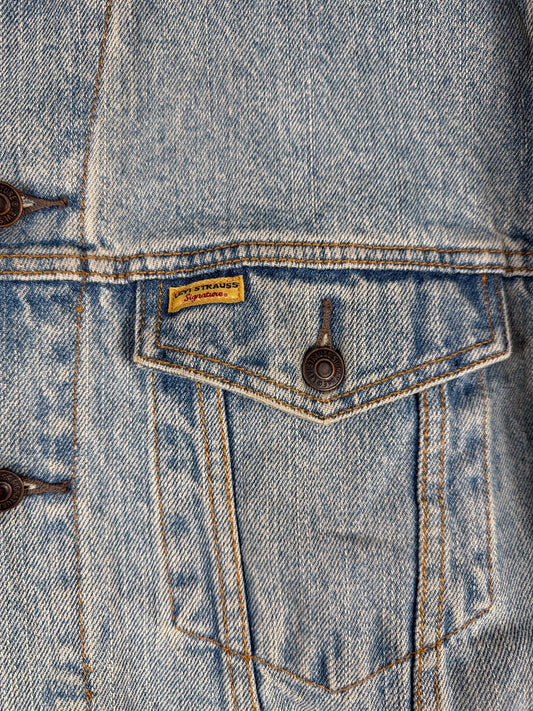 Levi Strauss Denim Jacket Light Blue Size S
