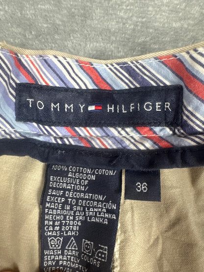 Tommy Hilfiger Beige Cotton Chino Shorts Size 36
