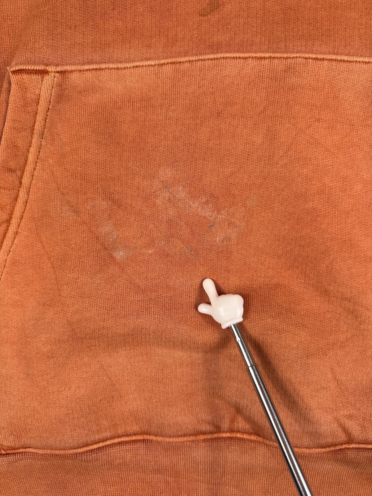 Jordan Orange Hoodie Sweatshirt with Front Pocket and Draws