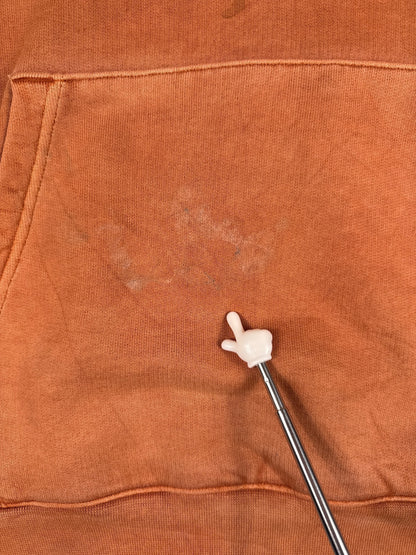 Jordan Orange Hoodie Sweatshirt with Front Pocket and Draws