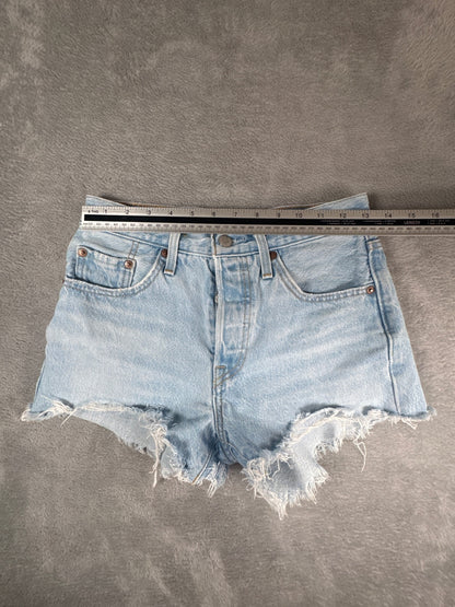 Levi's Premium 501 Light Blue Denim Shorts W25