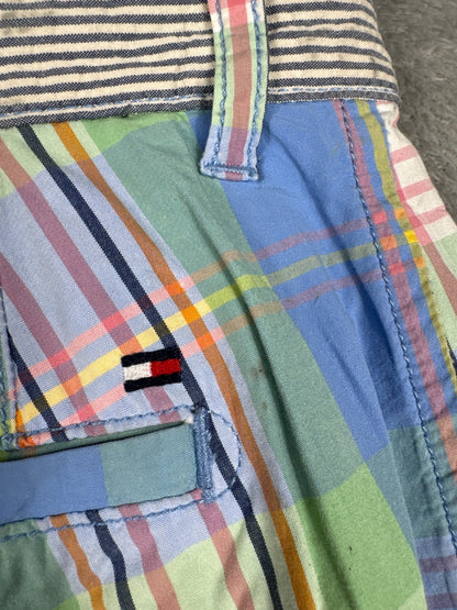 Tommy Hilfiger Men's Plaid Casual Shorts W34