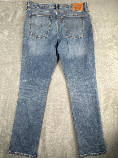 Levi's 514 Straight Fit Blue Denim Jeans W36 L32