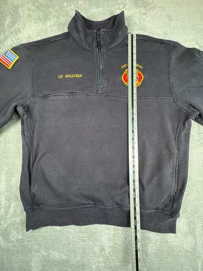 City of Peabody Fire Dept Quarter Zip Job Shirt/Sweatshirt