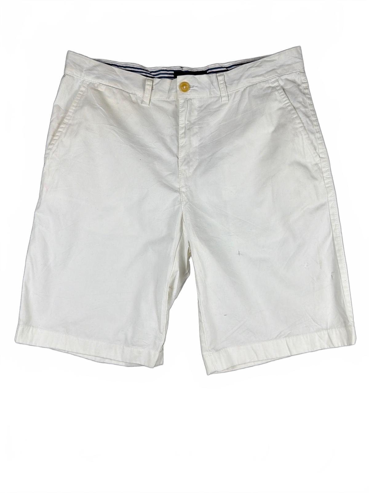 Tommy Hilfiger White Cotton Shorts W34
