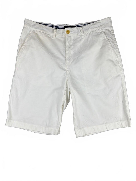 Tommy Hilfiger White Cotton Shorts W34