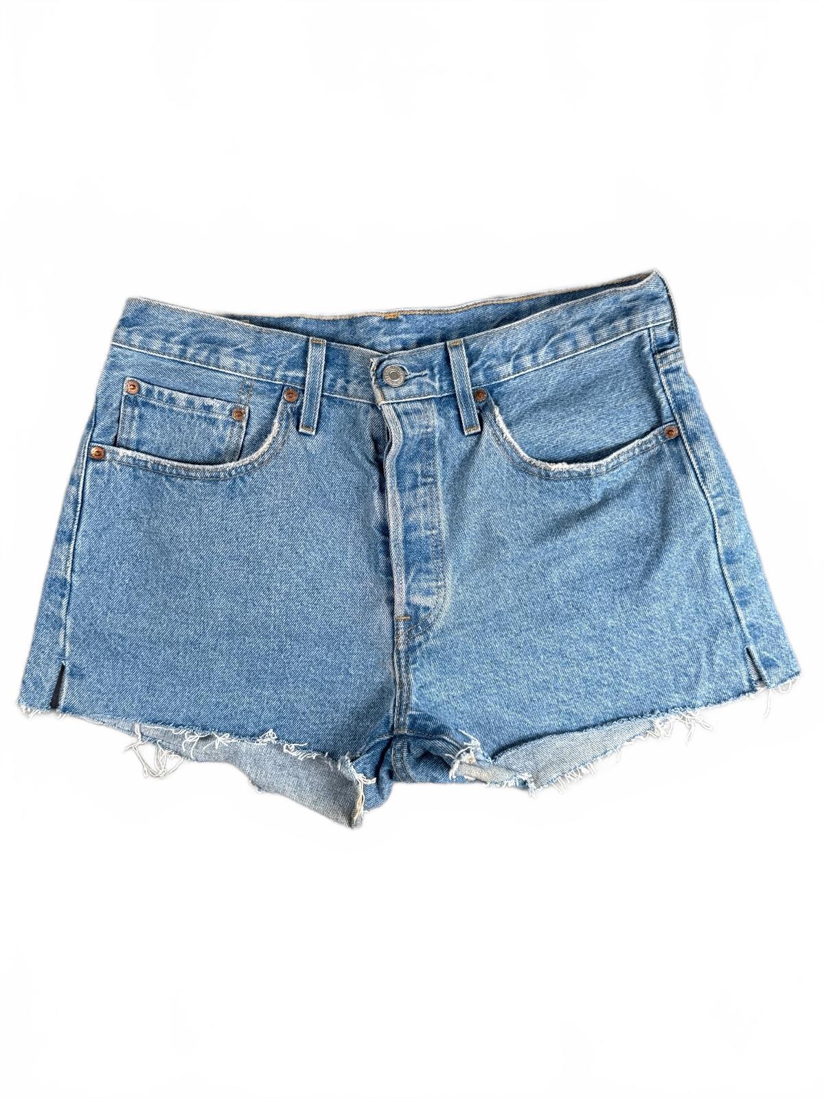 Levi's 501 Light Blue Denim Shorts W30