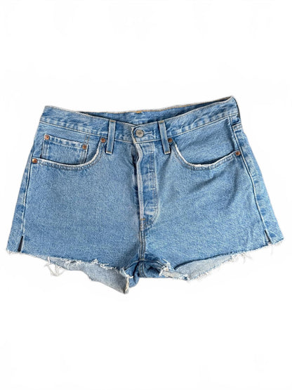 Levi's 501 Light Blue Denim Shorts W30