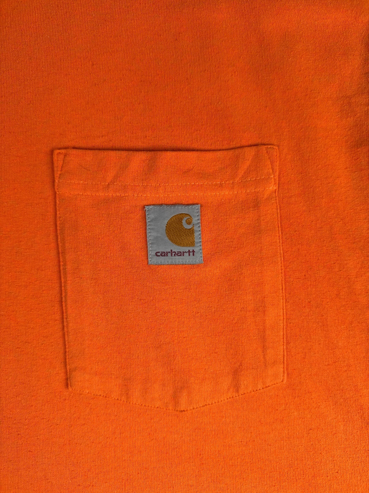 Carhartt Loose Fit Orange Pocket T-Shirt Large