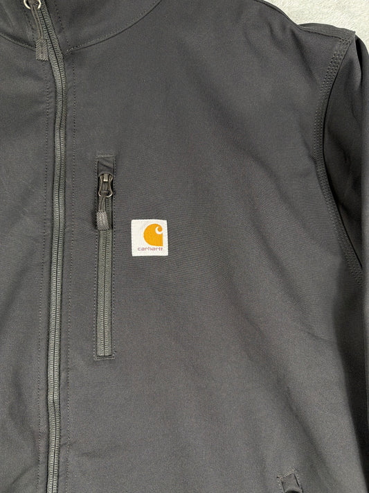 Carhartt Black Softshell Jacket Size 2XL