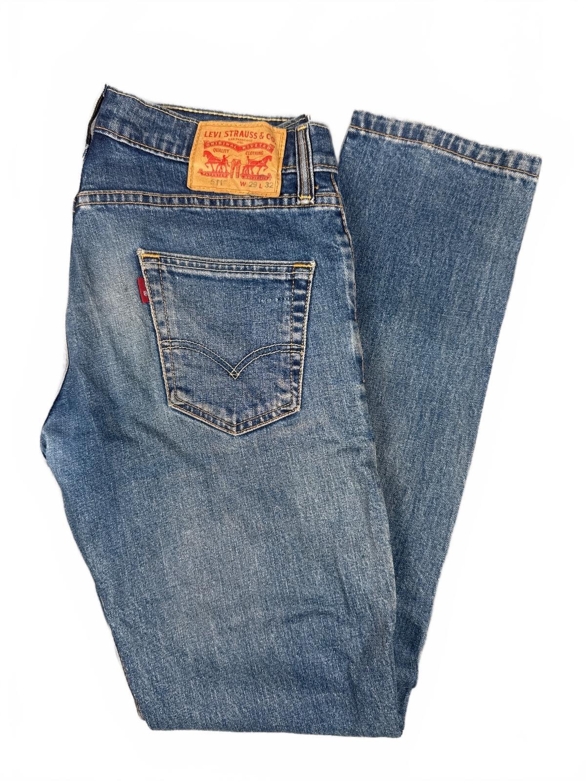 Levi's 511 Slim Fit Blue Denim Jeans W29 L32