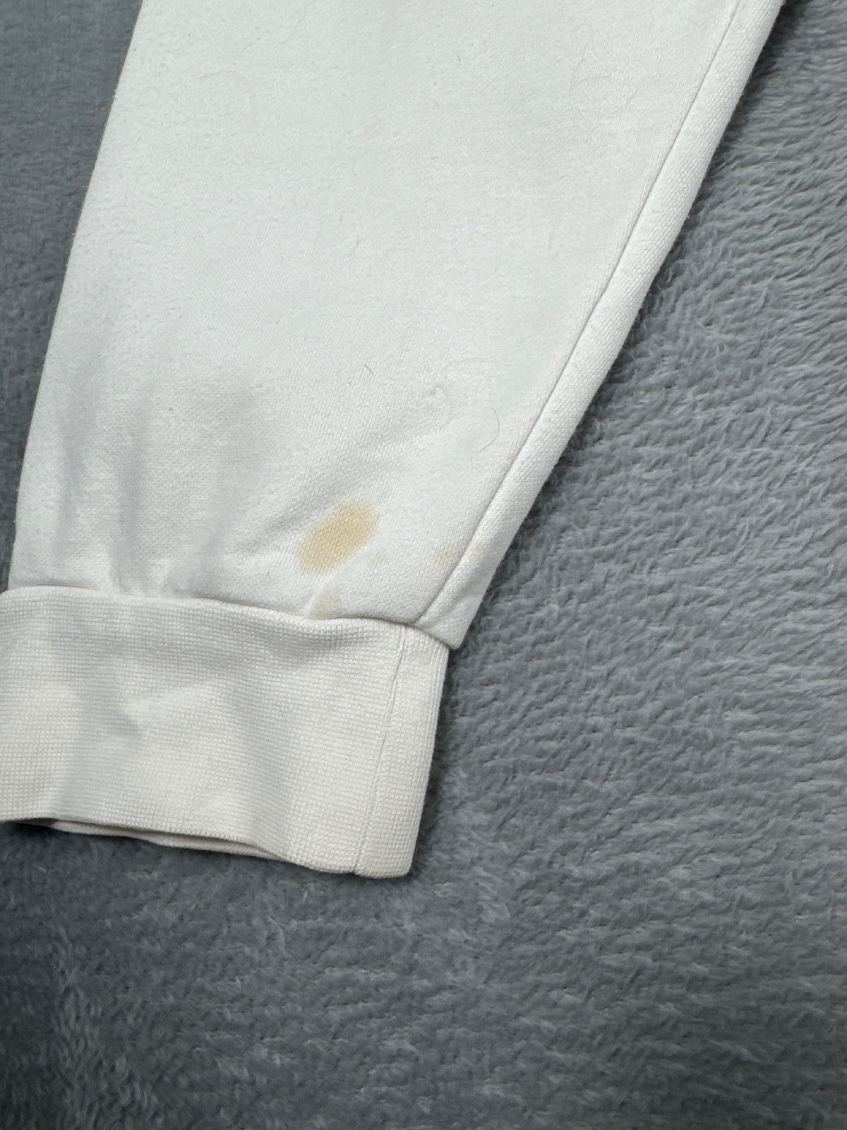 Puma White Hooded Zip-Up Sweatshirt Size L