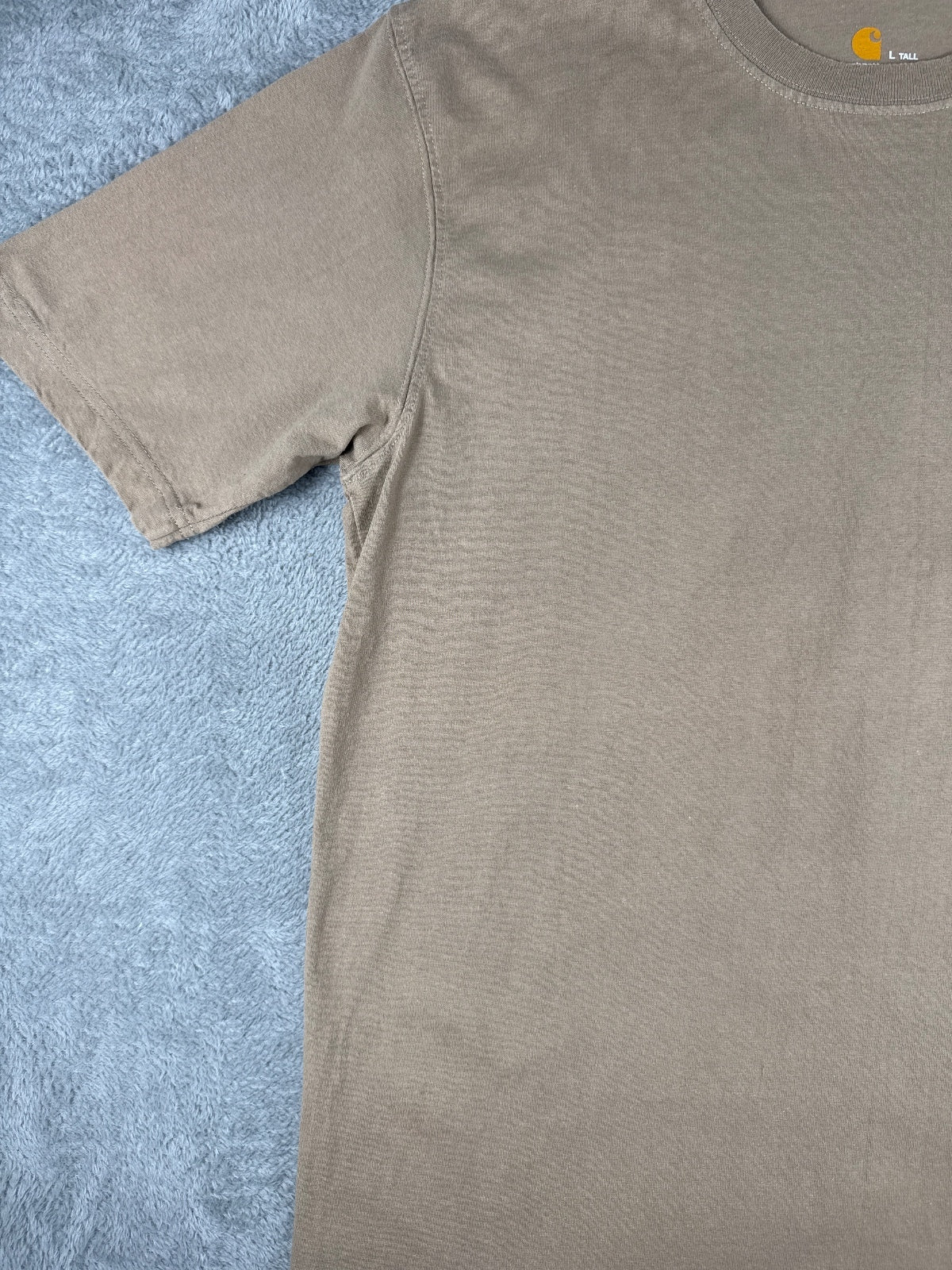 Carhartt Original Fit Tall Large Brown Pocket T-Shirt Large
