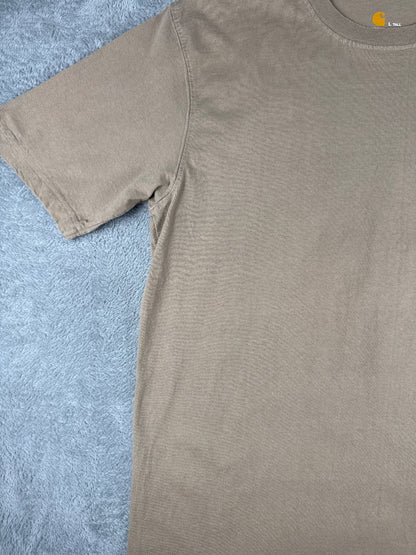 Carhartt Original Fit Tall Large Brown Pocket T-Shirt Large