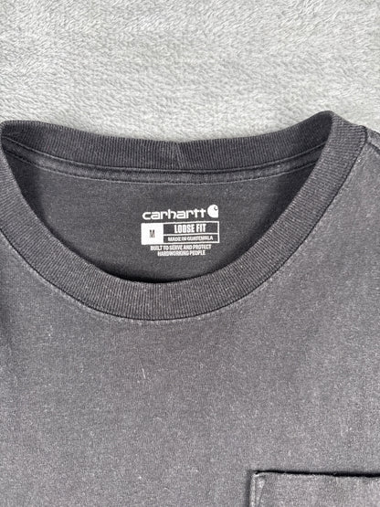 Carhartt Loose Fit Black Pocket T-Shirt Size M