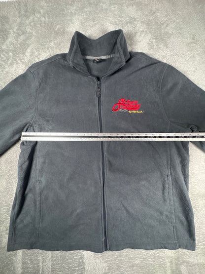 Starter Tri-State Speedway Grey Fleece Jacket Size XL