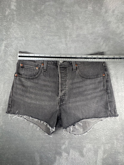 Levi's 501 Grey Denim Cutoff Shorts W31