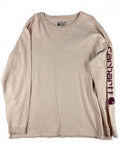 Carhartt XL Loose Fit Long Sleeve T-Shirt in Light Pink with