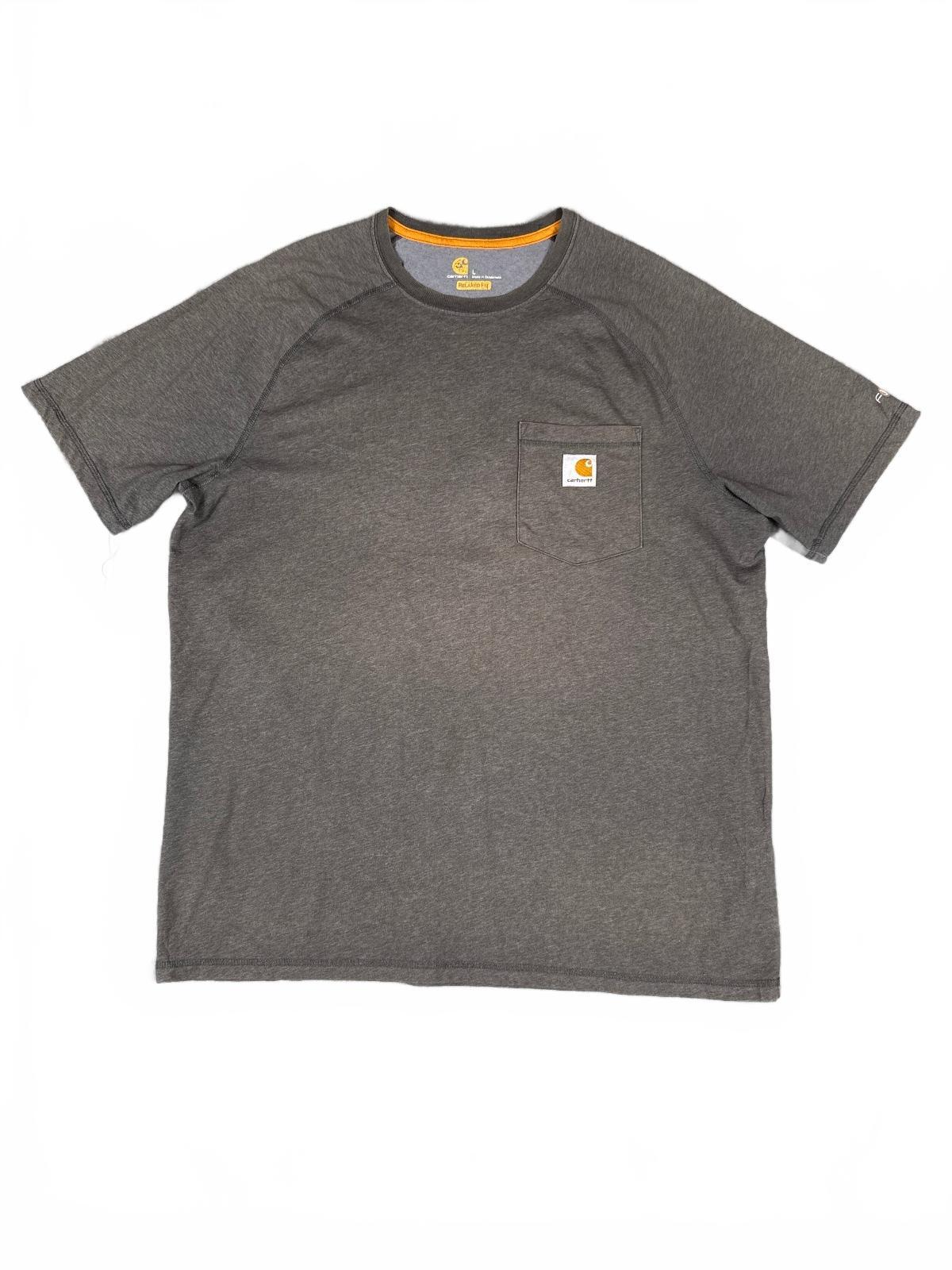 Vintage Carhartt Workwear Grey Short Sleeve T-Shirt - L