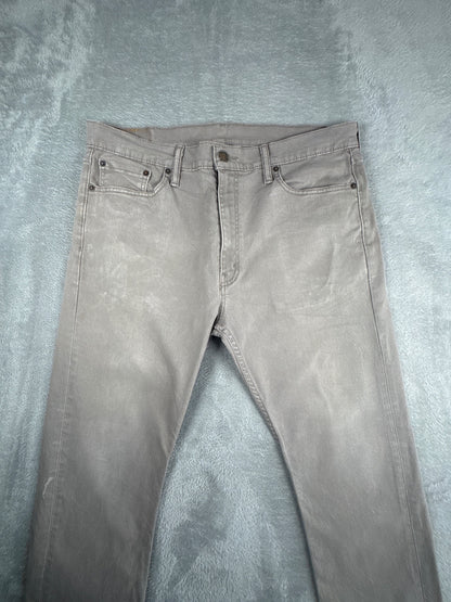 Levi's 513 Men's Slim Straight Fit Grey Jeans W36 L30