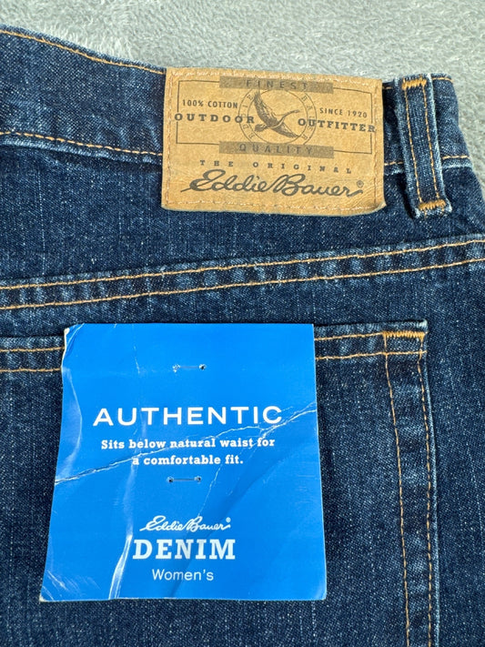 Eddie Bauer Women's Authentic Denim Jeans Tall Size 16