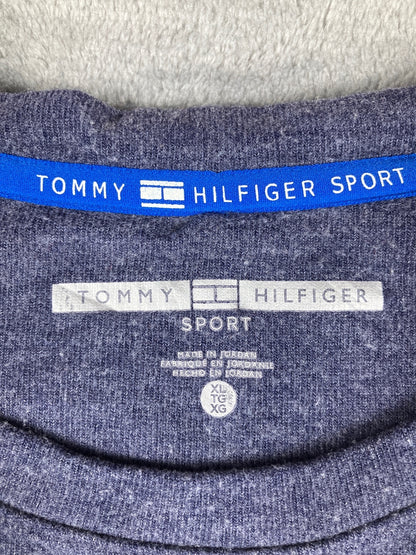 Tommy Hilfiger Sport Navy Blue Long Sleeve Top Size XL