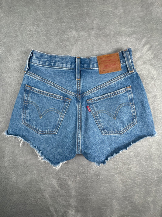 Levi's 501 Premium Distressed Denim Shorts W23