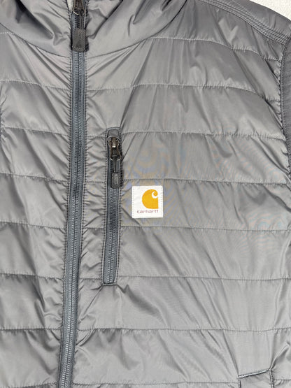 Carhartt Rain Defender 2XL Relaxed Fit Puffer Vest in Gray