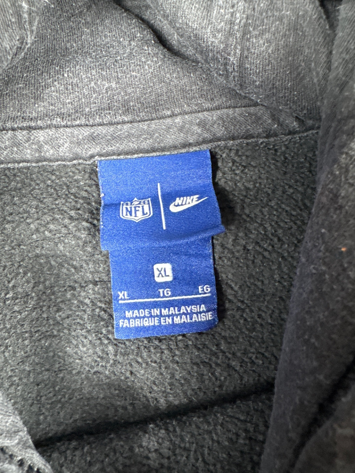 Nike San Francisco 49ers NFL Hoodie Black Size XL