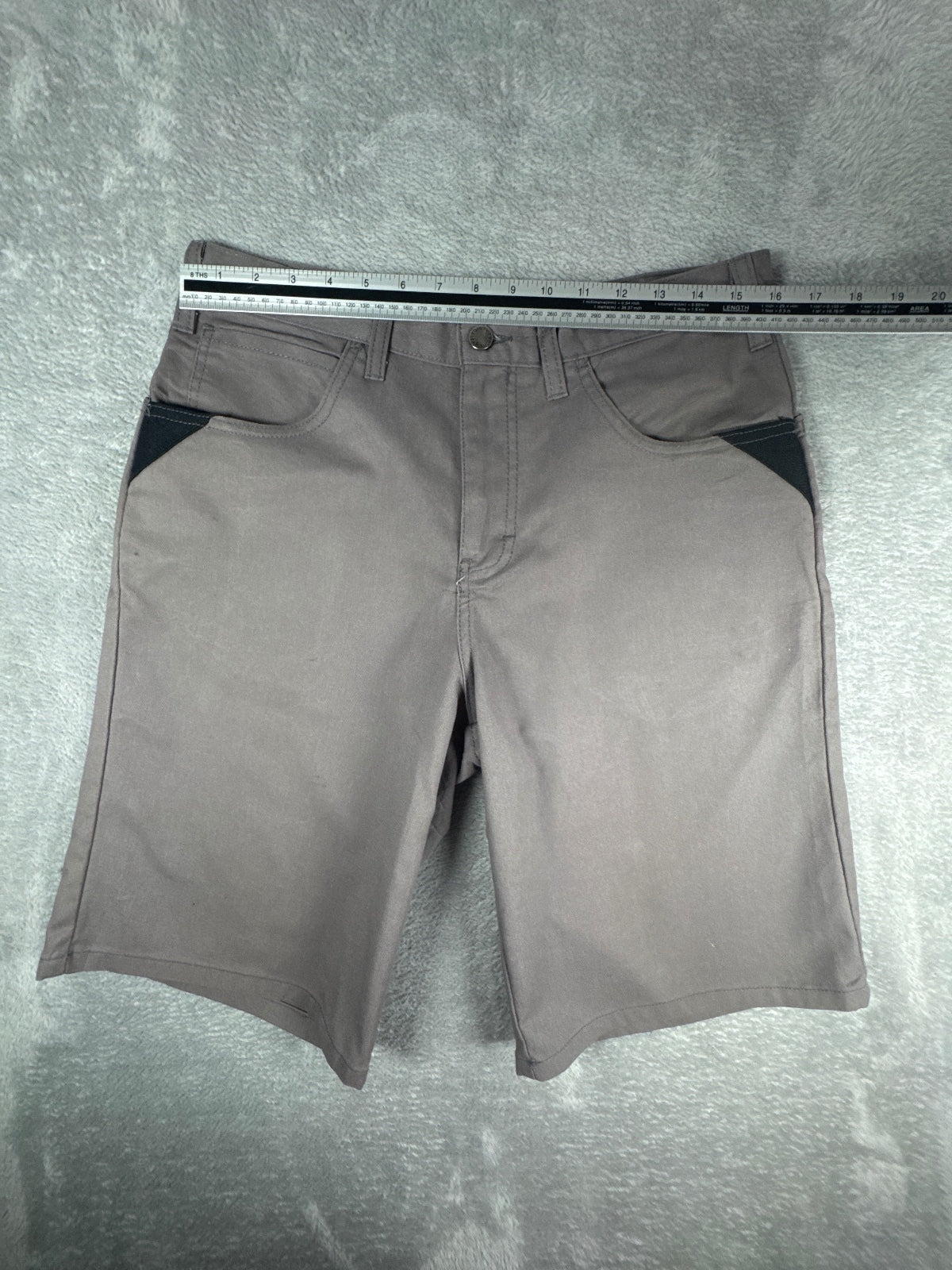Dickies Men's Grey/Brown Work Shorts W32