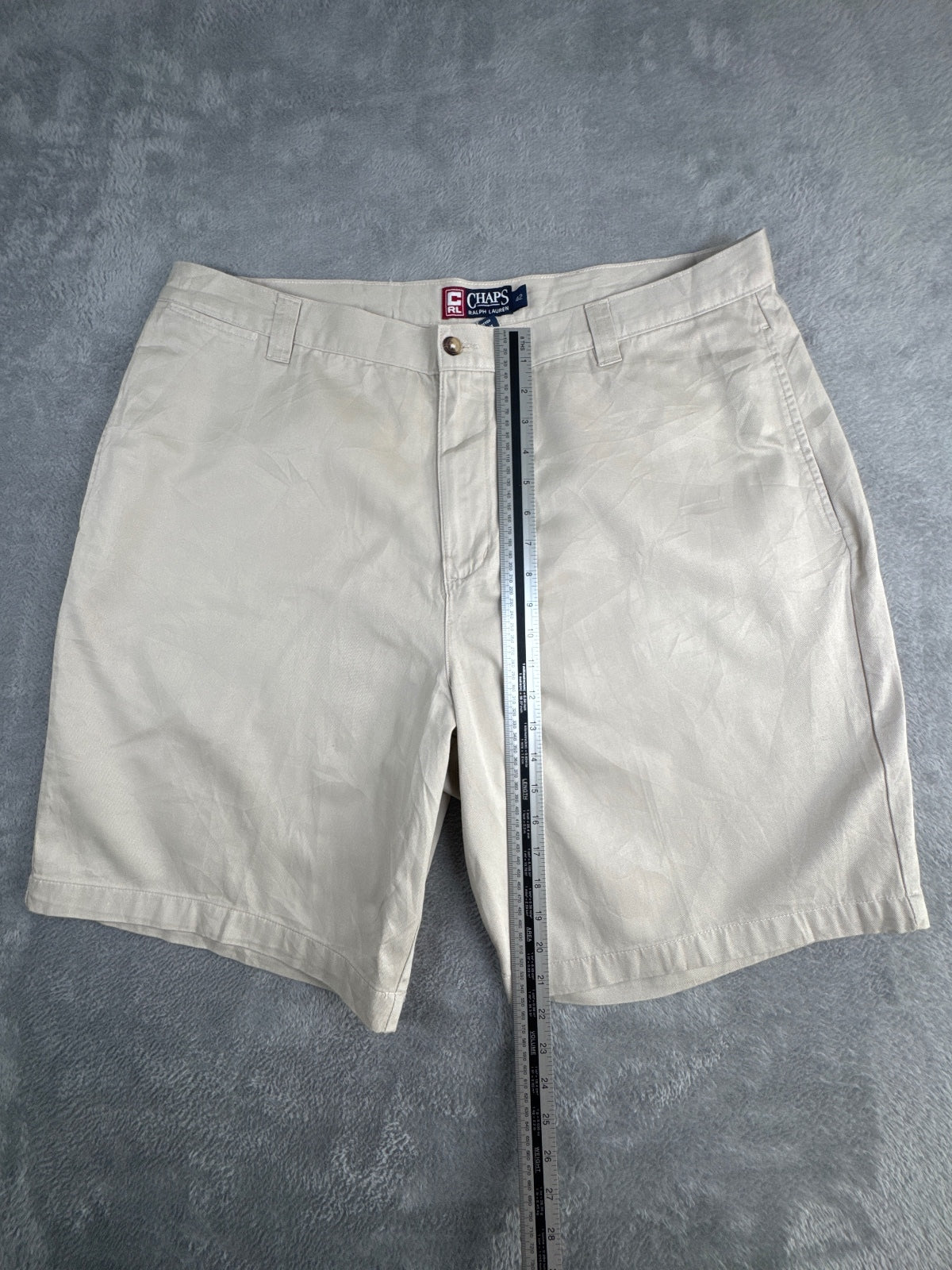 Chaps Ralph Lauren Beige Cotton Shorts W42