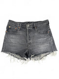 Levi's 501 Black Denim Cutoff Shorts W29