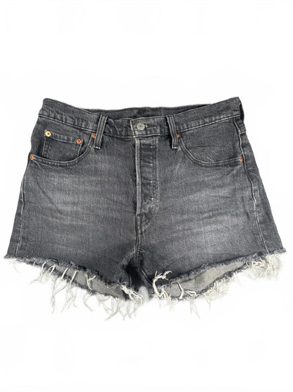 Levi's 501 Black Denim Cutoff Shorts W29