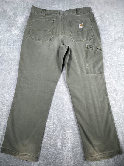 Carhartt Relaxed Fit Khaki Work Pants W36 L30