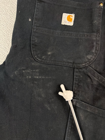 Carhartt Women’s Straight Fit Black Work Trousers Size 8R