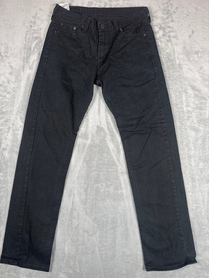 Levi's Black 513 Slim Straight Jeans W30 L32
