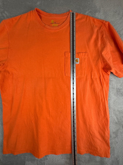 Carhartt Orange Cotton Pocket T-Shirt XL