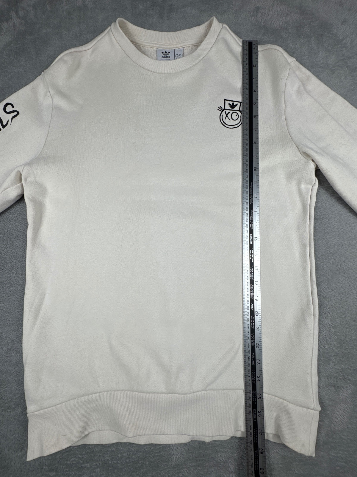 Adidas x Andre Saraiva Kids Cream Crewneck Sweatshirt XL