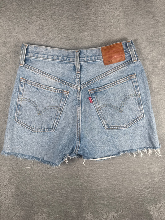 Levi's 501 Skinny Light Blue Denim Shorts W25