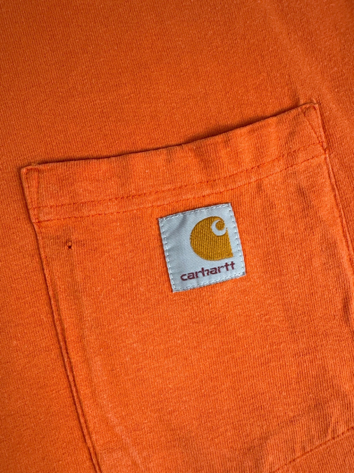Carhartt Orange Cotton Pocket T-Shirt XL