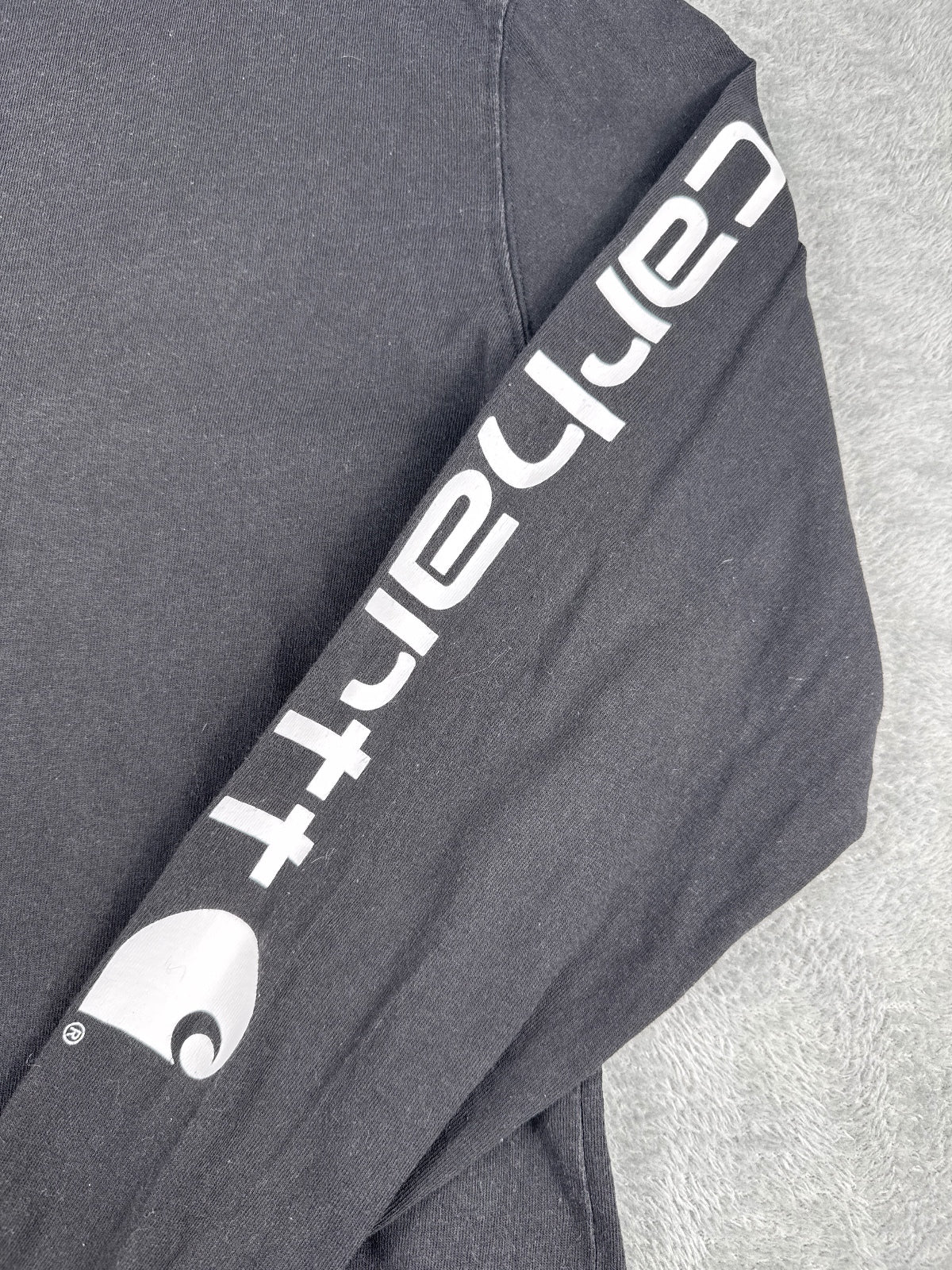 Carhartt Loose Fit Black Long Sleeve T-Shirt Size S