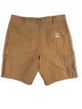 Carhartt Men's Brown Carpenter Shorts Size 36x32 Dungaree