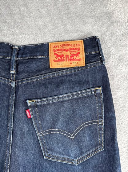 Levi's 522 Denim Dark Blue Shorts W32