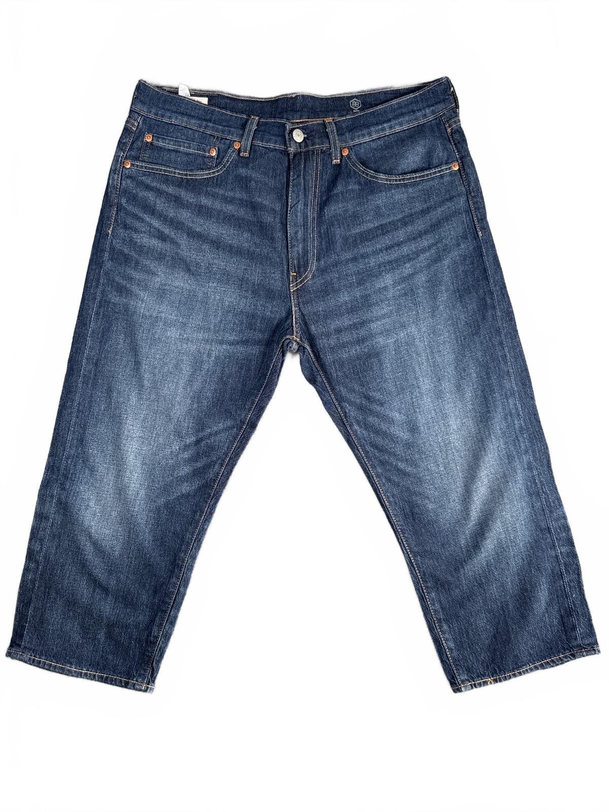 RARE Levi's 505 Premium Blue Denim 3/4 Length Jeans W34