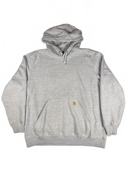 Vintage Retro Carhartt Grey Hoodie Sweatshirt XL
