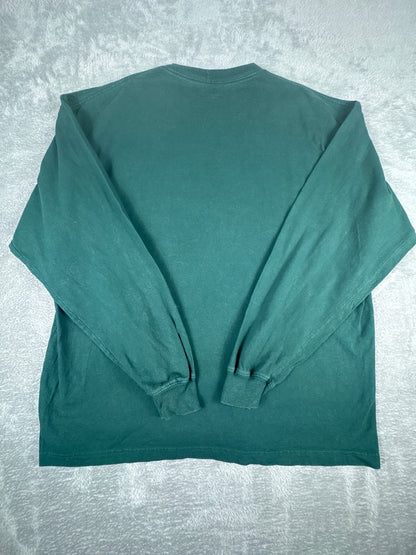 Carhartt Long Sleeve Dark Green T-Shirt Size XL